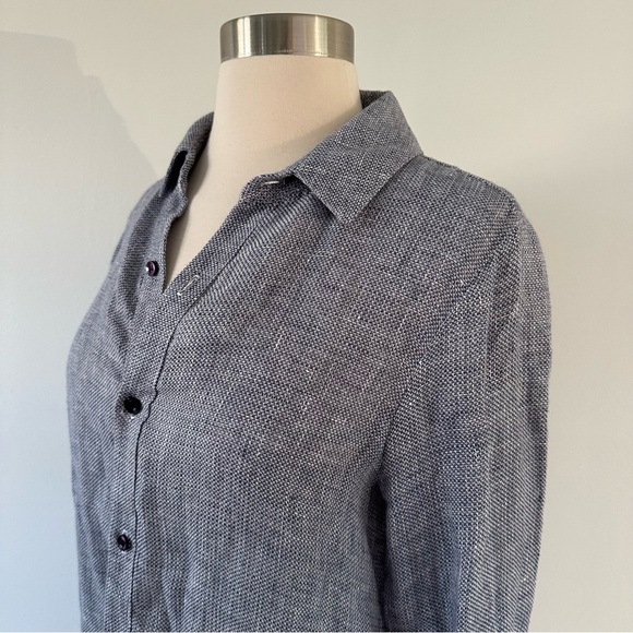 New Maven West 100% Linen Shirt XS Made In USA - Picture 3 of 4